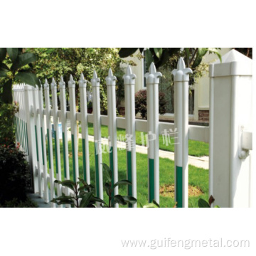 Community Green Belt Facility PVC Fence Guardrail Railing